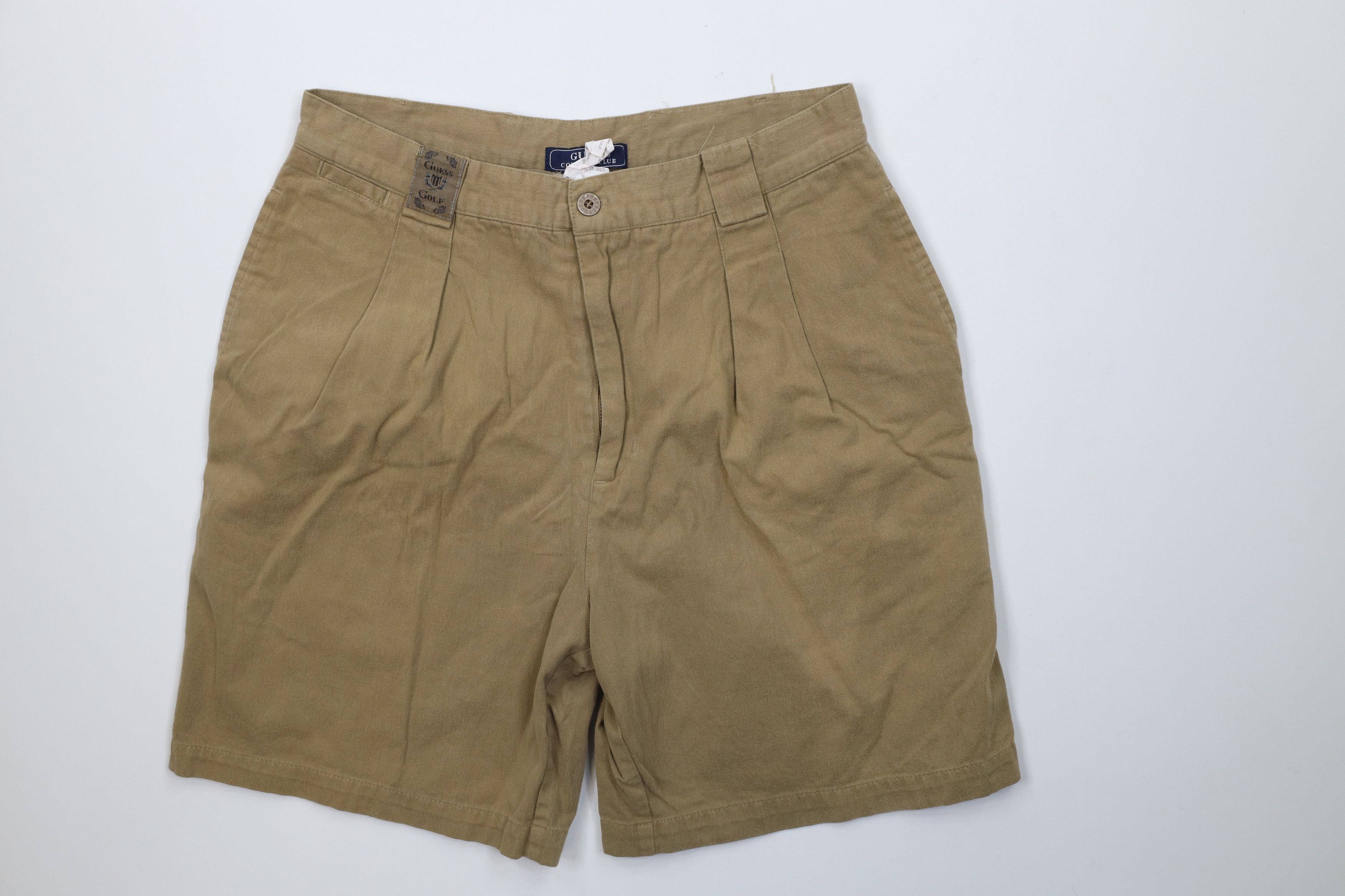 Guess Vintage 90s Guess Country Club Above Knee Golf Shorts USA Size US 32 / EU 48 - 1 Thumbnail