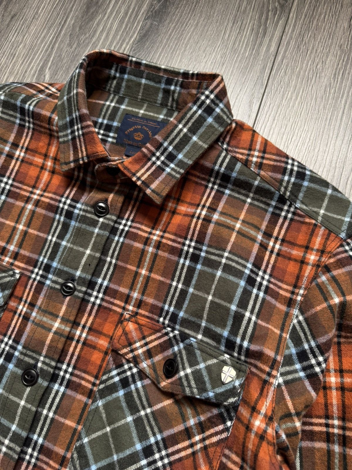 Other Blue de Genes Style Nebraska Flannel Overshirt Size US L / EU 52-54 / 3 - 1 Thumbnail