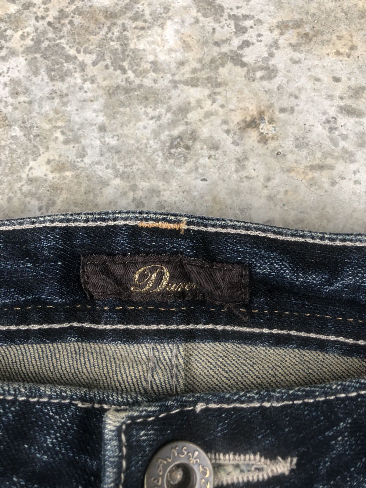 If Six Was Nine Japanese Durer Flared Jeans Distressed Jeans Size US 31 - 18 Thumbnail