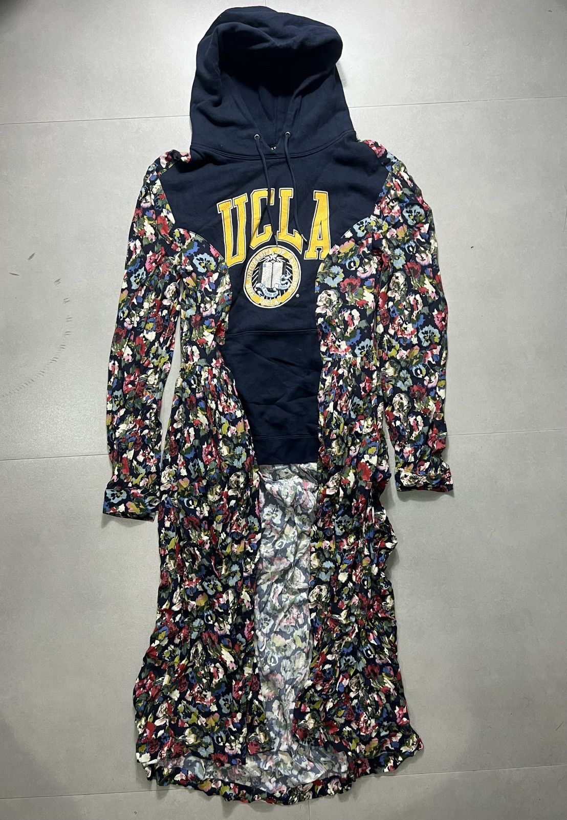 Comme des Garcons × Junya Watanabe Junya Watanabe - A/W '19 UCLA Hoodie Dress Size XS / US 0-2 / IT 36-38 - 2 Thumbnail