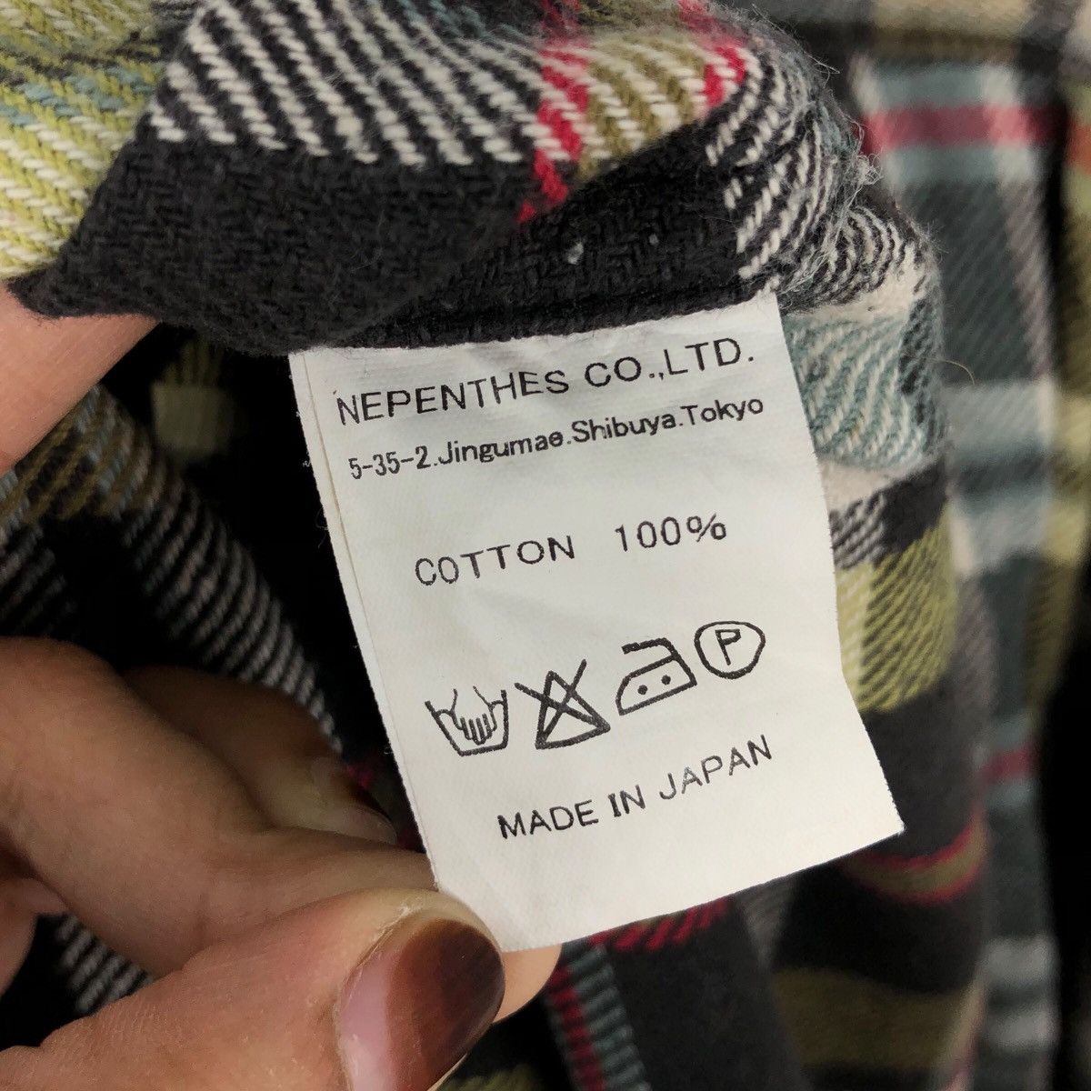 Needles NEEDLES Flannel Shirt Checkered Nepenthes Size M Size US M / EU 48-50 / 2 - 7 Thumbnail