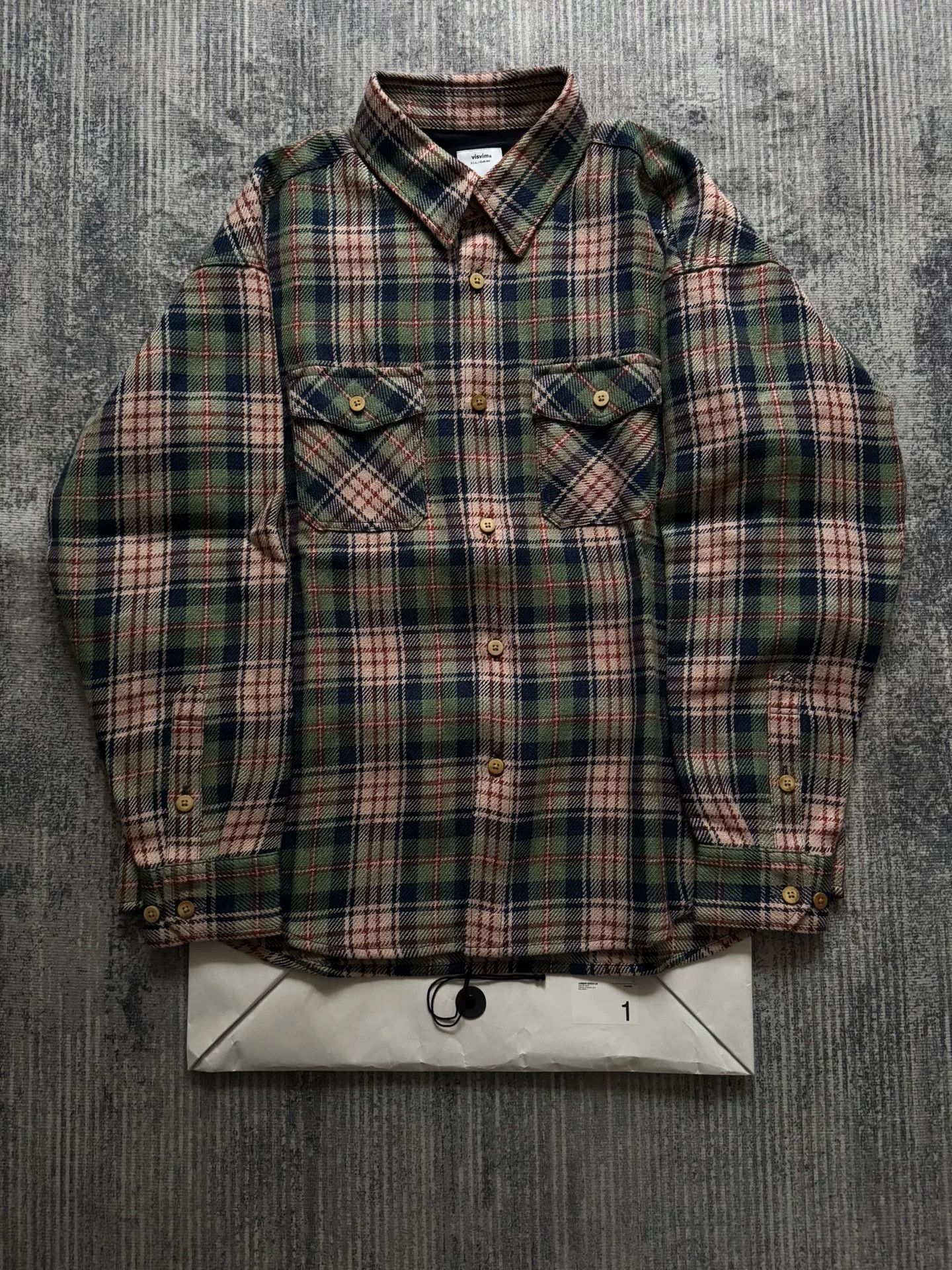Visvim visvim lumber check long sleeve shirt Size US M / EU 48-50 / 2 - 1 Thumbnail