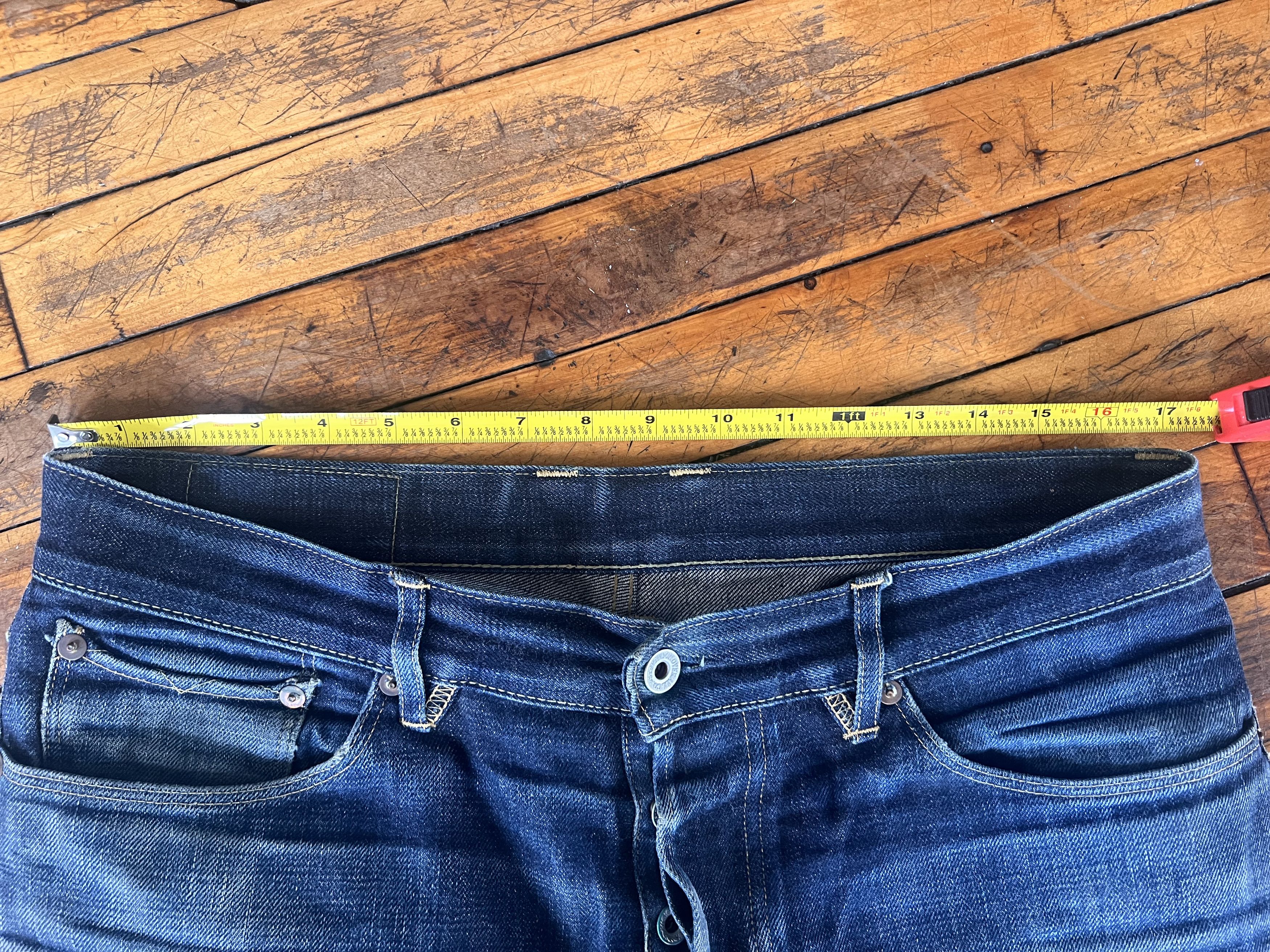 Stevenson Overall Co. Stevenson Overall Company - 220 Raw Denim - W31 Size US 31 - 9 Thumbnail