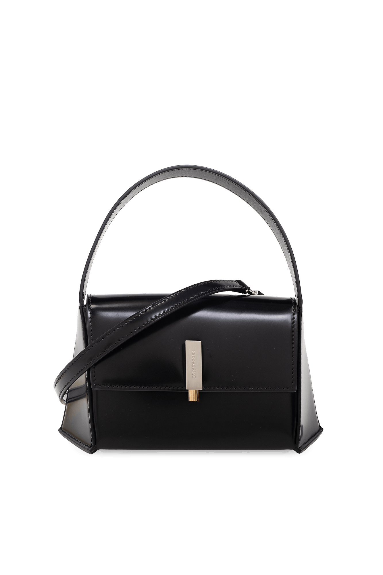 Salvatore Ferragamo o1s1rm0824 Size: OS / Prisma Mini Shoulder Bag in Black Size ONE SIZE - 1 Thumbnail