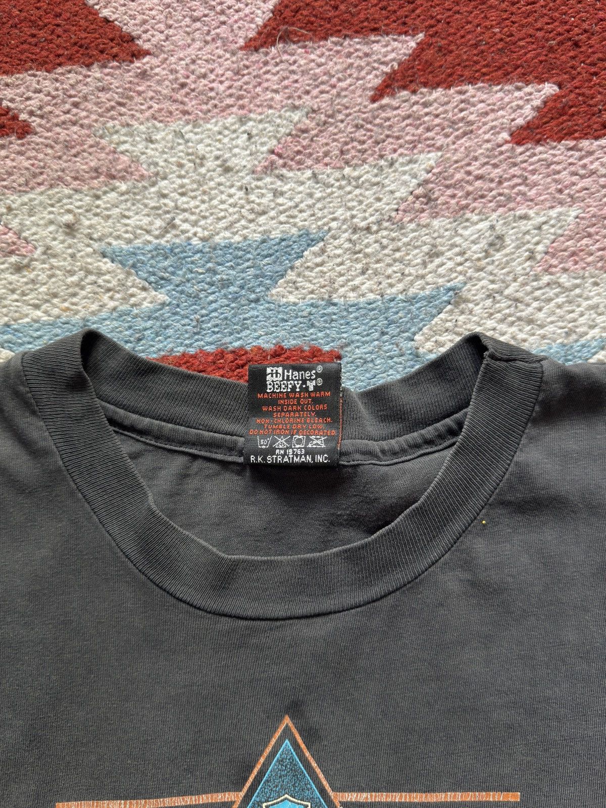 Harley Davidson × Vintage Vintage 1990s Harley Davison Thrashed Tee Size US M / EU 48-50 / 2 - 5 Thumbnail
