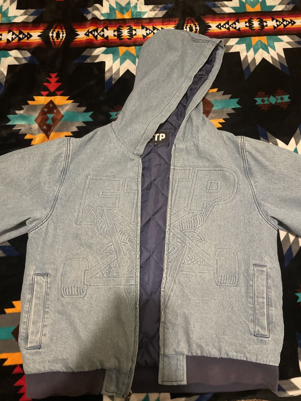 Fuck The Population × Thrasher FTPxThrasher collab, denim jacket Size US M / EU 48-50 / 2 - 2 Thumbnail