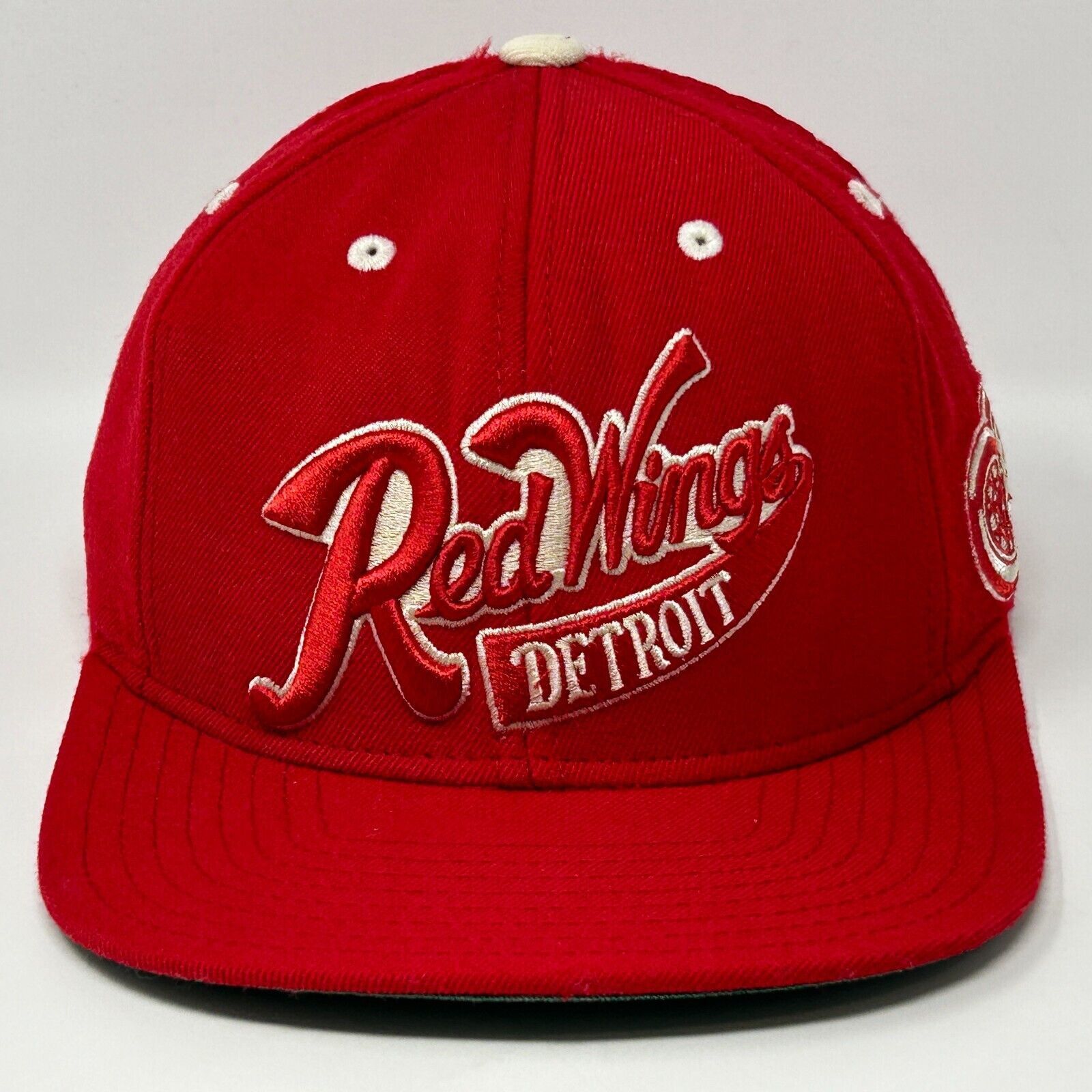 Reebok Detroit Red Wings Script Wool Hat Baseball Cap Red Reebok Size ONE SIZE - 1 Thumbnail