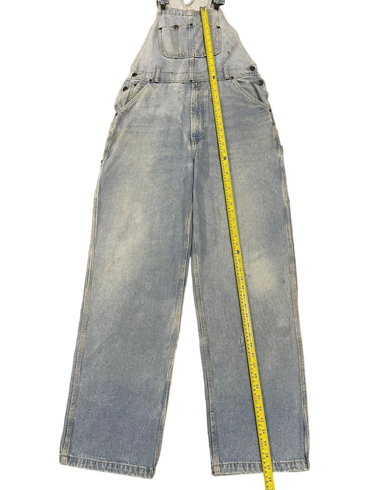 Carhartt Vintage Japanese Brand Blue Wash Style Denim Overalls Size US 33 - 14 Thumbnail