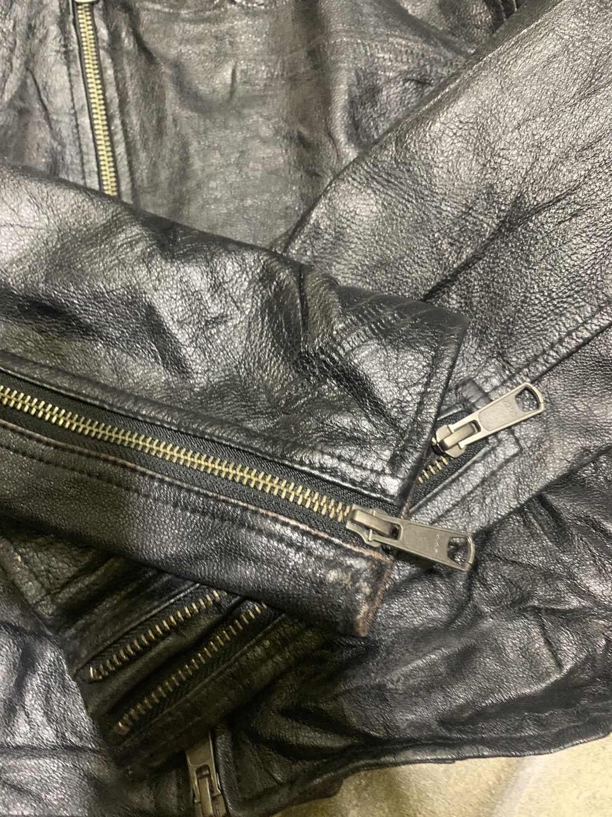 URBAN RESEARCH DOORS Vintage Urban Research Punk Leather Jacket Size US M / EU 48-50 / 2 - 5 Thumbnail