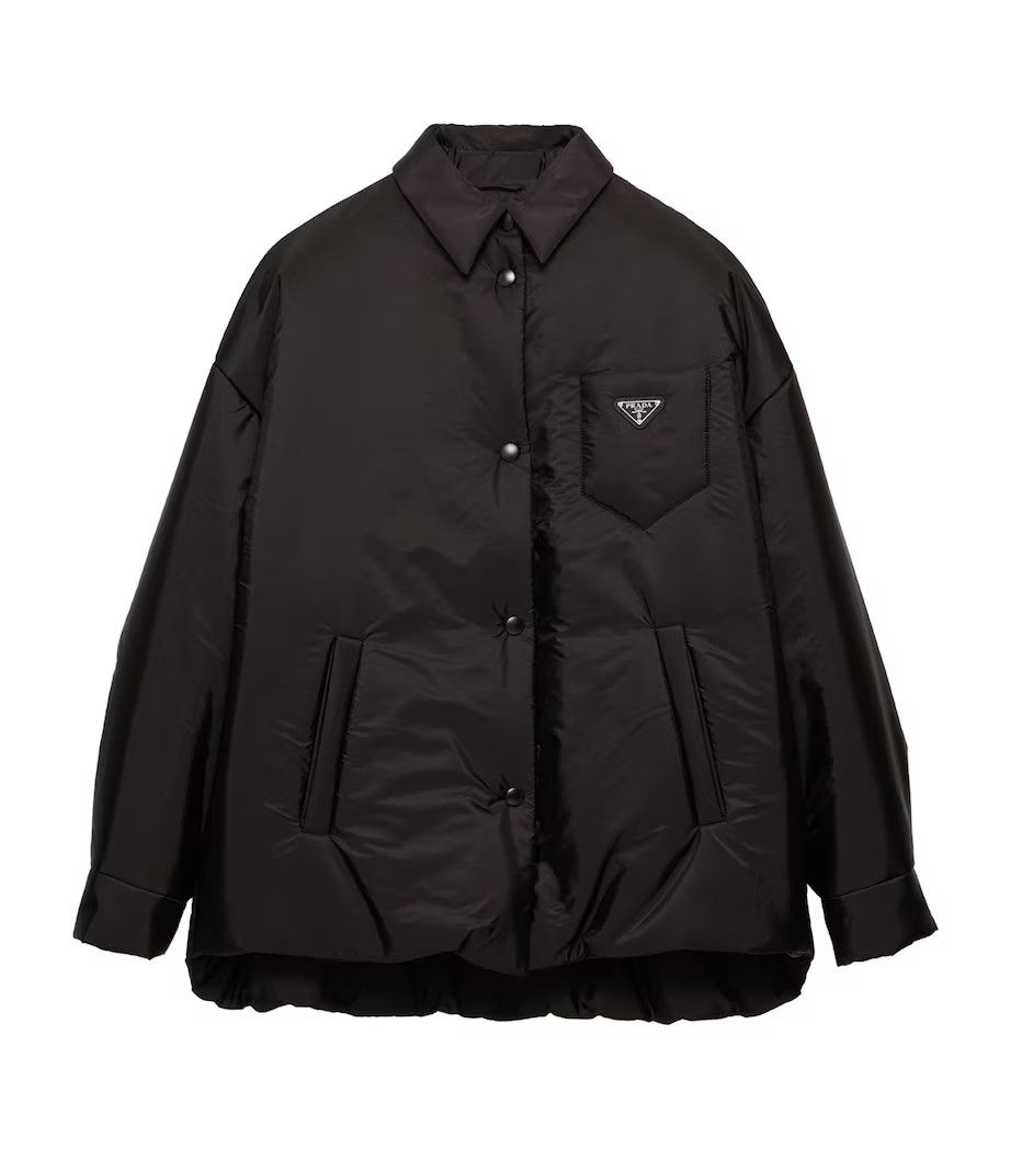 o1mt1gz0925 Re-Nylon Padded Jacket in Black
