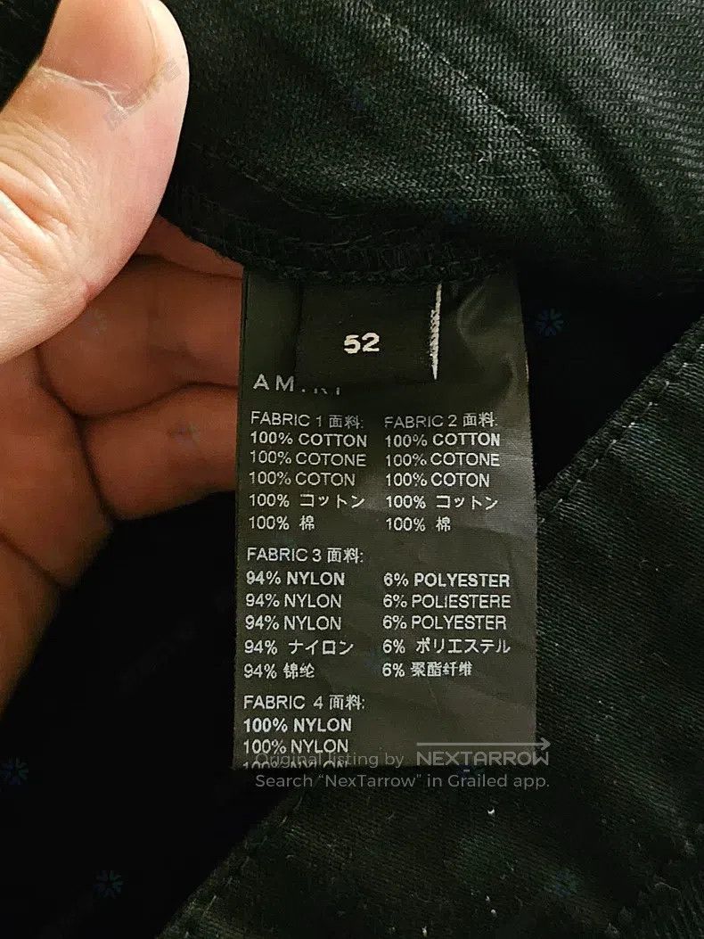 Amiri Amiri Multi-Zipper Pocket Cargo Pants Size US 36 / EU 52 - 5 Thumbnail