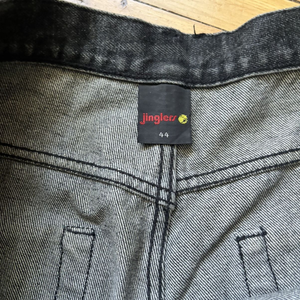 Vintage Vintage Leather Western Denim Black Jeans ERD Punk Grunge Size US 34 / EU 50 - 6 Thumbnail