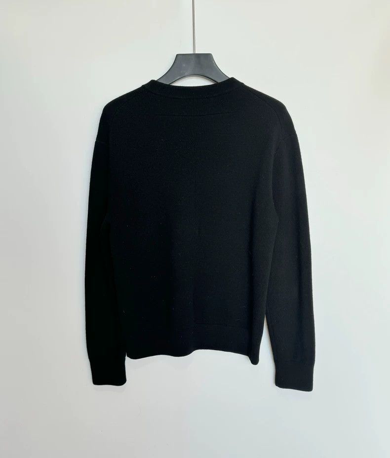 Givenchy Givenchy Givenchy Lambskin Wool Sweater with Patch -2507 Size US S / EU 44-46 / 1 - 5 Thumbnail
