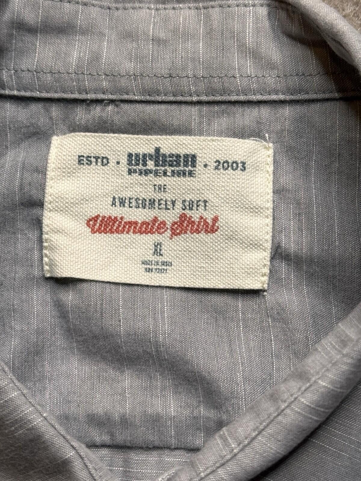 Urban Pipeline Urban Pipeline Men's XL Gray Short Sleeve Button Up [727] Size US XL / EU 56 / 4 - 5 Thumbnail