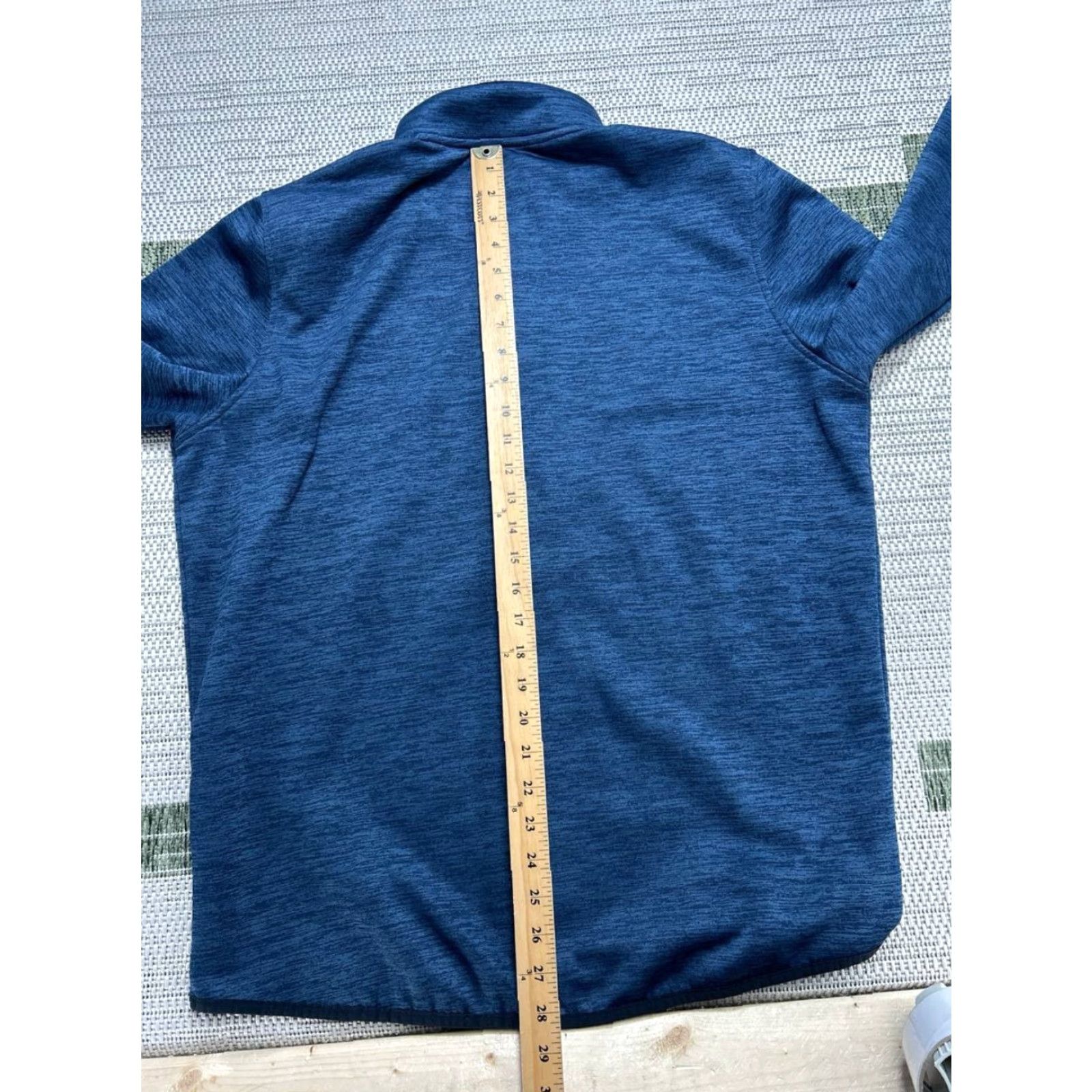 Under Armour Under Armour Sweater Mens Large Blue Coldgear Running Quarter Zip Shirt Size US L / EU 52-54 / 3 - 7 Thumbnail