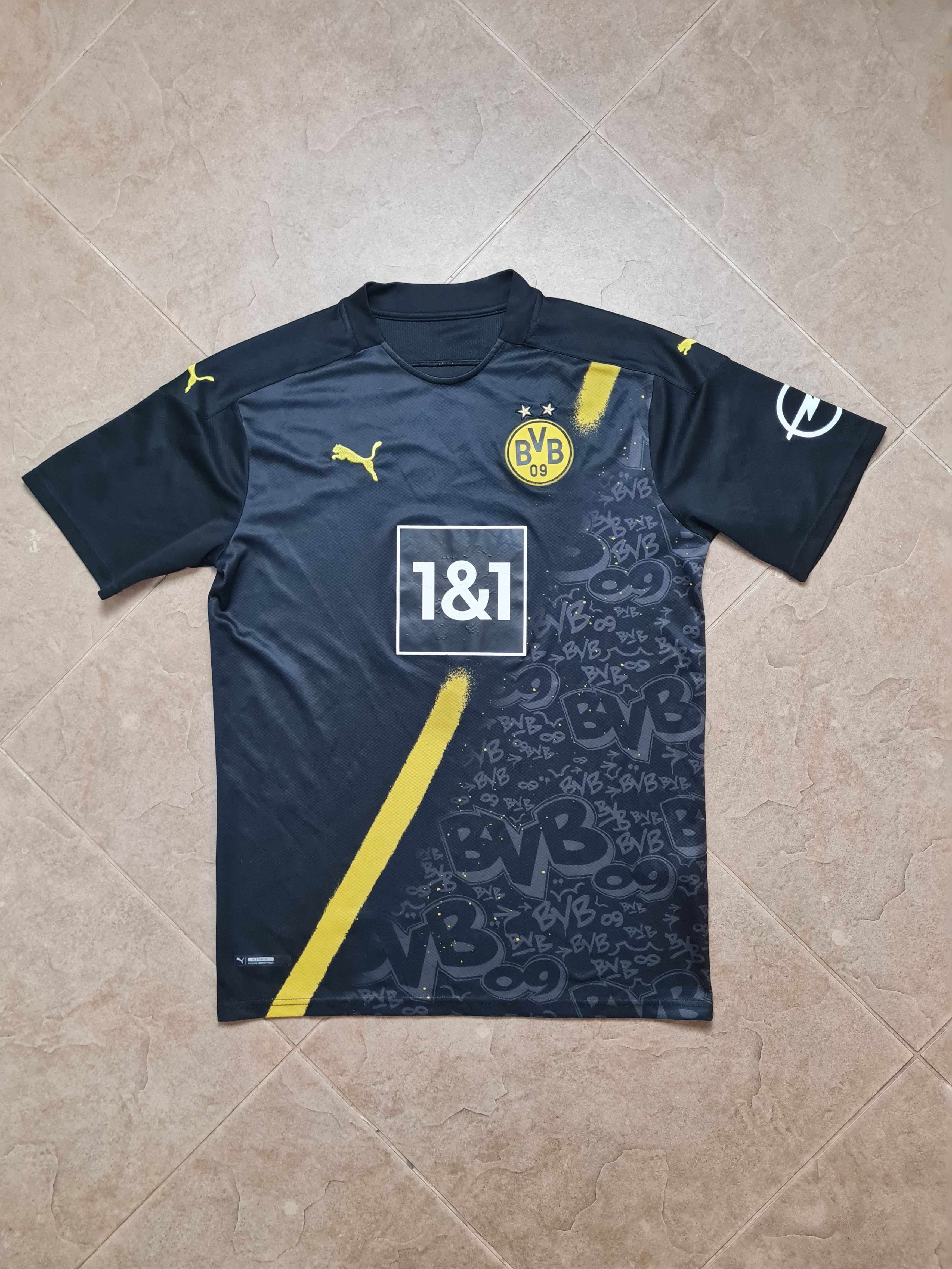 Puma Borussia Dortmund Away shirt 2020 Soccer Puma Mens Trikot Size US L / EU 52-54 / 3 - 21 Thumbnail