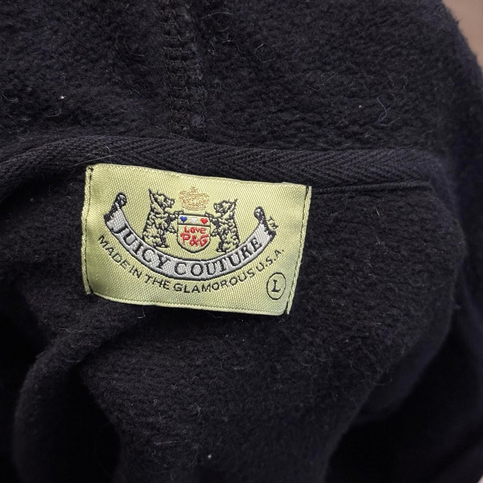 Juicy Couture Jeans Royal Juicy Heart Zip Up Hoodie Size L / US 10 / IT 46 - 3 Thumbnail