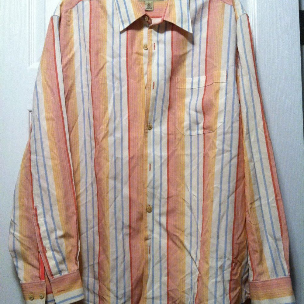 Tommy Bahama TOMMY BAHAMA MENS 100%TENCEL LYOCELL CASUAL SHIRT SIZE: L Size US L / EU 52-54 / 3 - 4 Thumbnail
