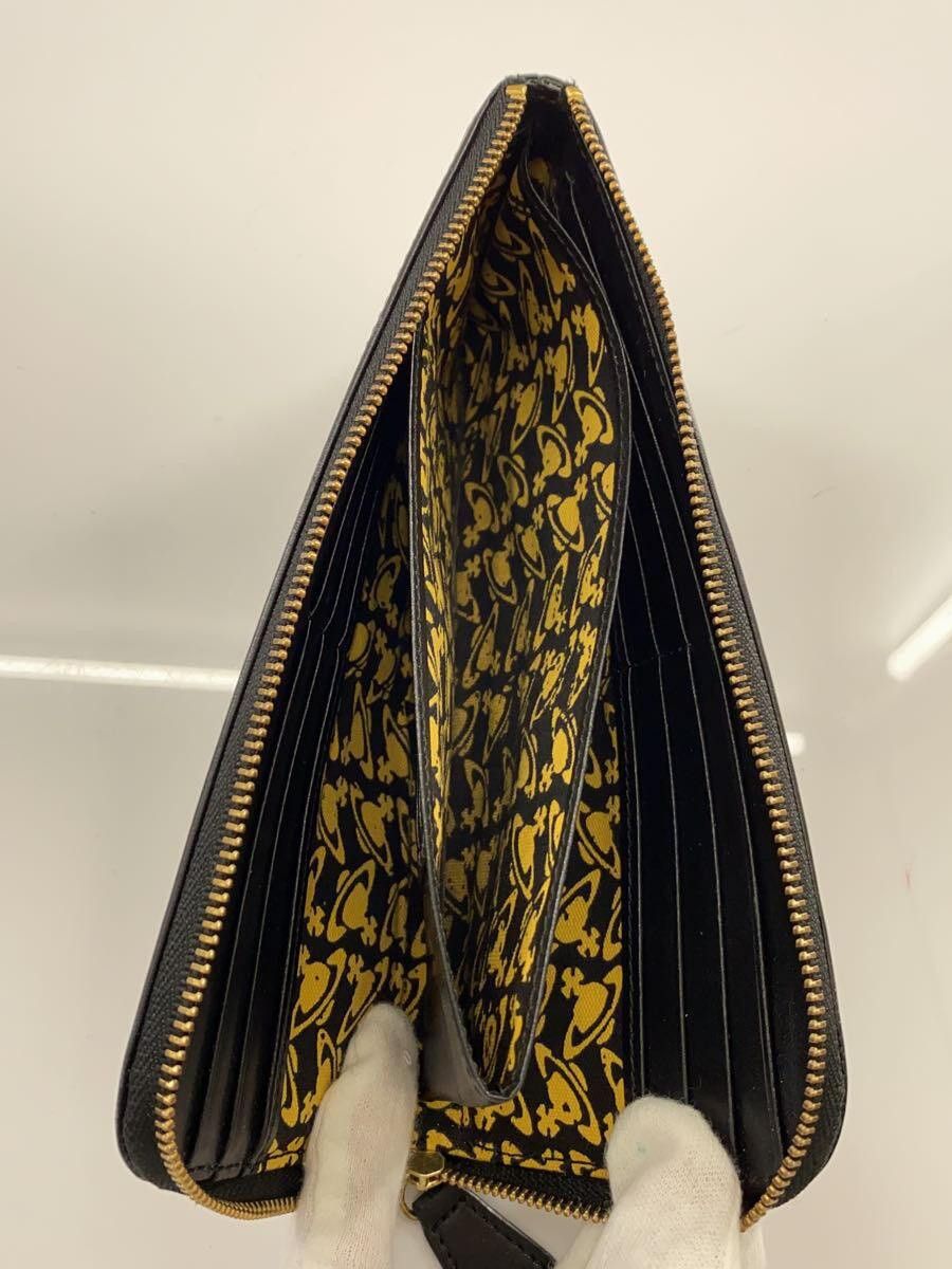 Vivienne Westwood Vivienne Westwood Vintage Water Orb Lthr Long Wallet Black Size ONE SIZE - 4 Thumbnail