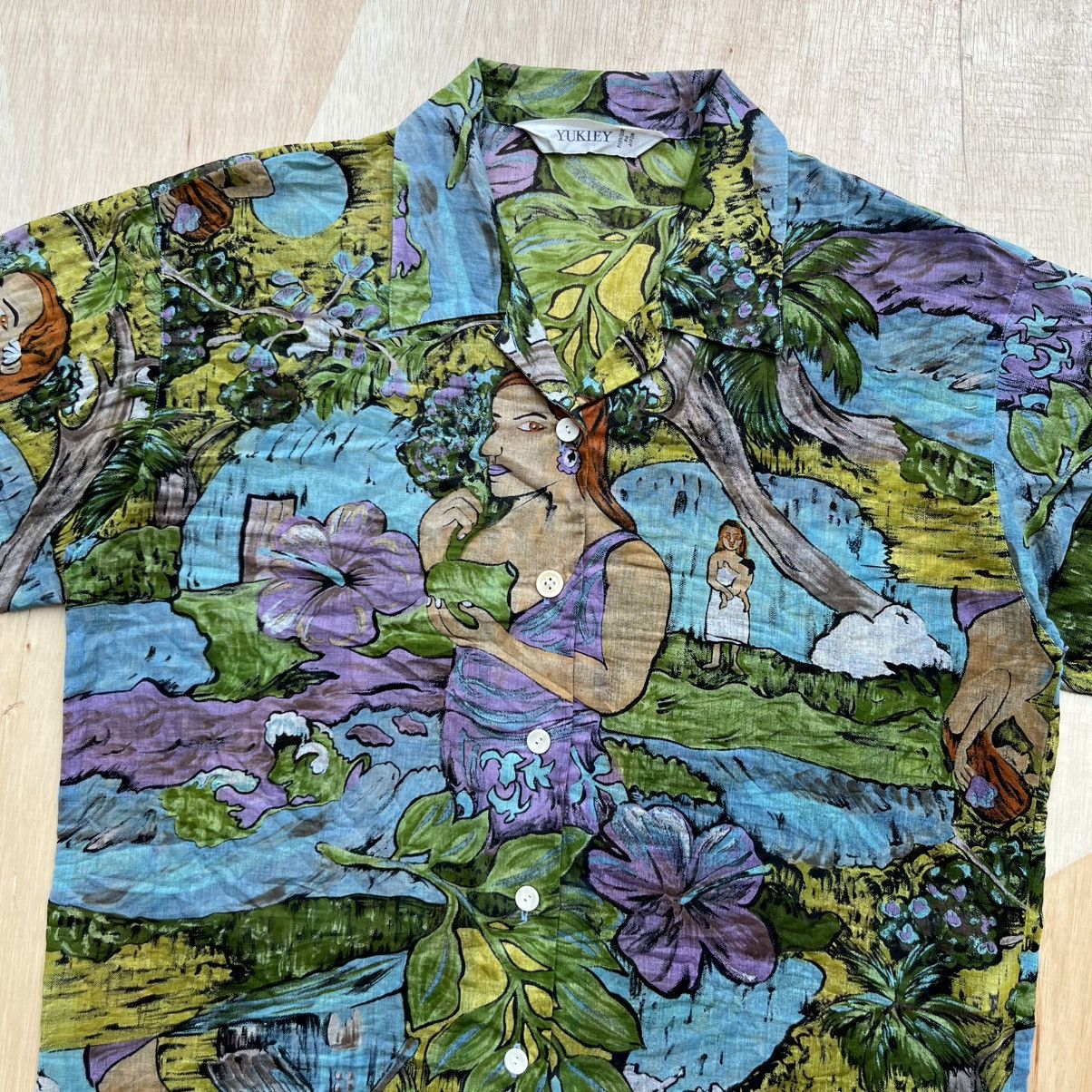 If Six Was Nine JAPANESE BRAND YUKIE NO MENS SILK VINTAGE ALOHA Size M / US 6-8 / IT 42-44 - 2 Thumbnail