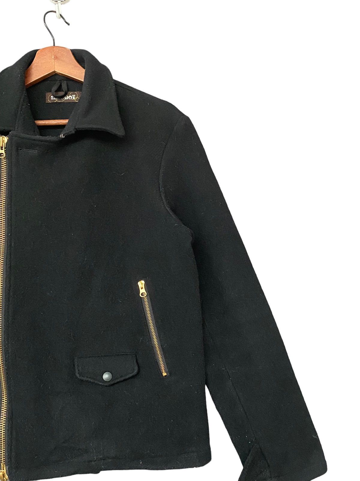 Vintage Vintage Japanese Brand Rim Shot Double Collar Jacket 1990s Size US L / EU 52-54 / 3 - 4 Thumbnail