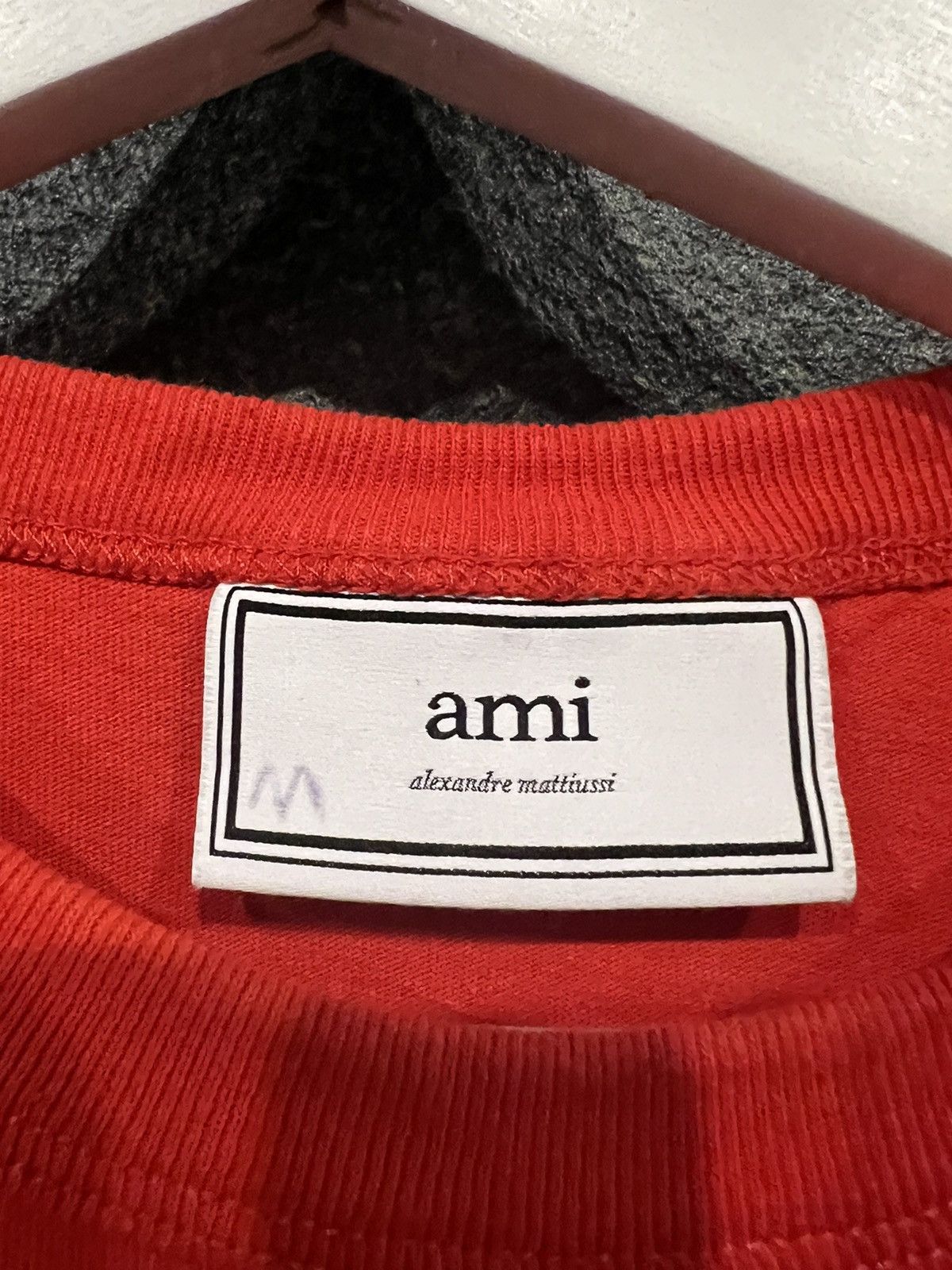 AMI AMI tshirt red medium Size US M / EU 48-50 / 2 - 3 Thumbnail