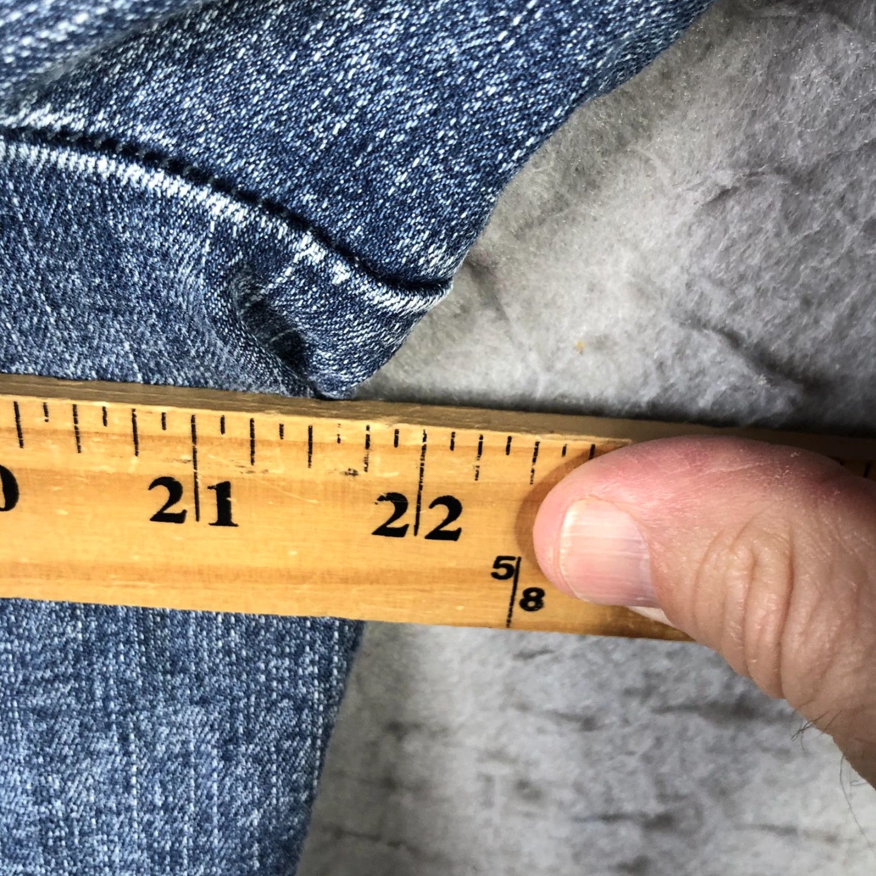 Vintage KUT from the Kloth Denim Jacket Womens 1X Blue Raw Hem Button Front KJ0314MB1-3 Jacket Adult Womens Blue Denim Short Jacket Size XL / US 12-14 / IT 48-50 - 3 Thumbnail