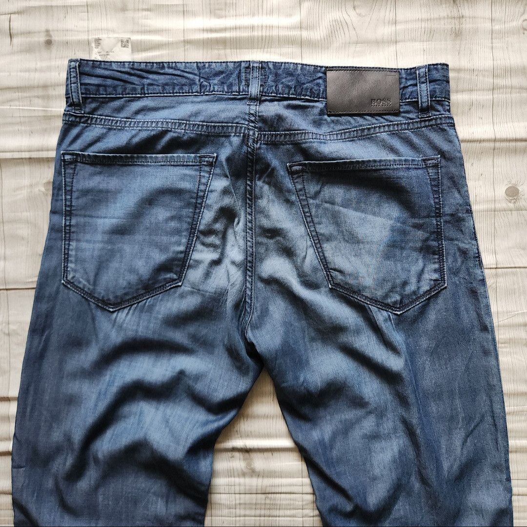 Hugo Boss × Vintage Vintage Distressed Hugo Boss Stretch Denim Pants Size US 32 / EU 48 - 16 Thumbnail