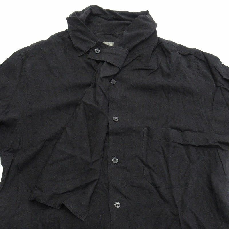 Yohji Yamamoto YOHJI YAMAMOTO POUR HOMME scarf collar shirt Size US M / EU 48-50 / 2 - 3 Thumbnail