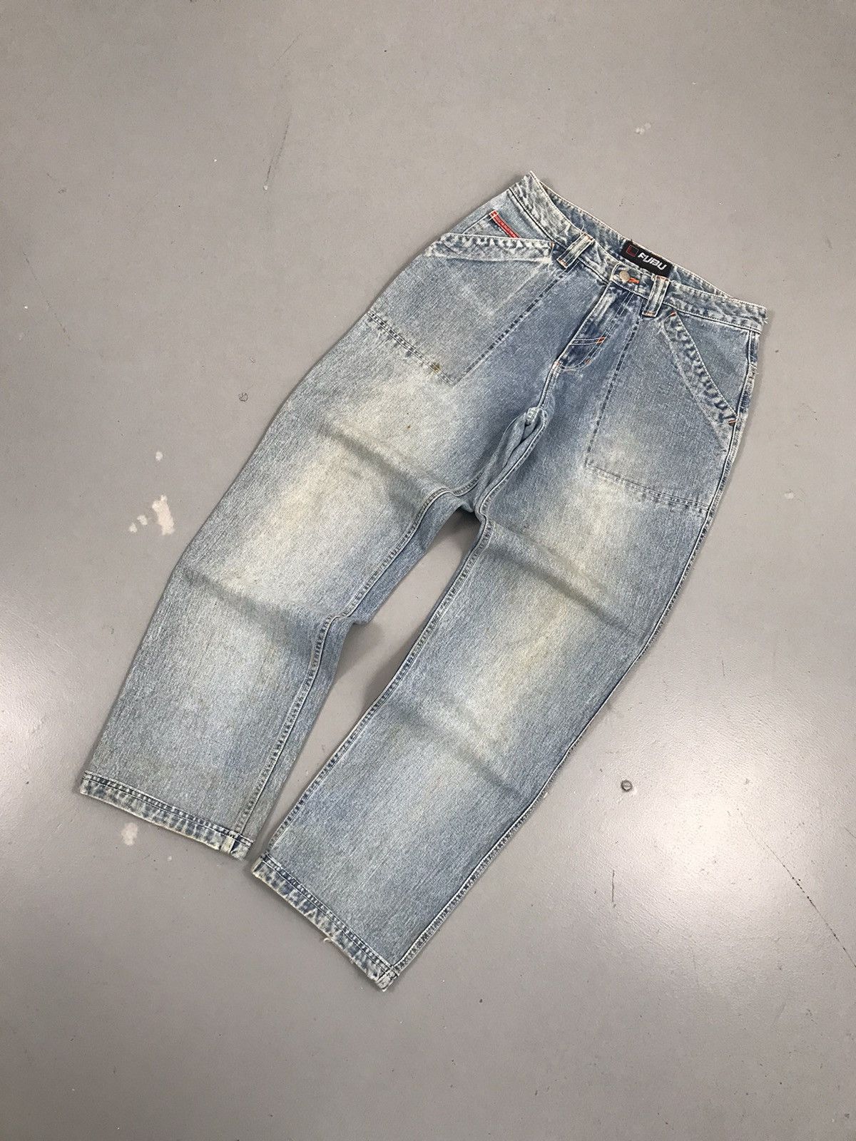 Fubu × Vintage Vintage Fubu SpellOut tapered fit denim Size US 31 - 4 Thumbnail