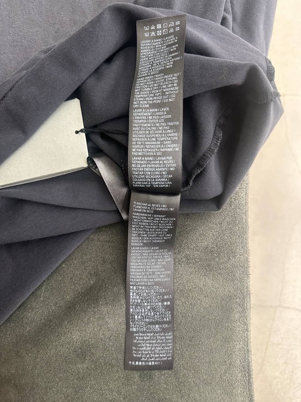 Balenciaga Balenciaga Tape Type Medium Fit T-shirt Black Faded Size US M / EU 48-50 / 2 - 10 Thumbnail