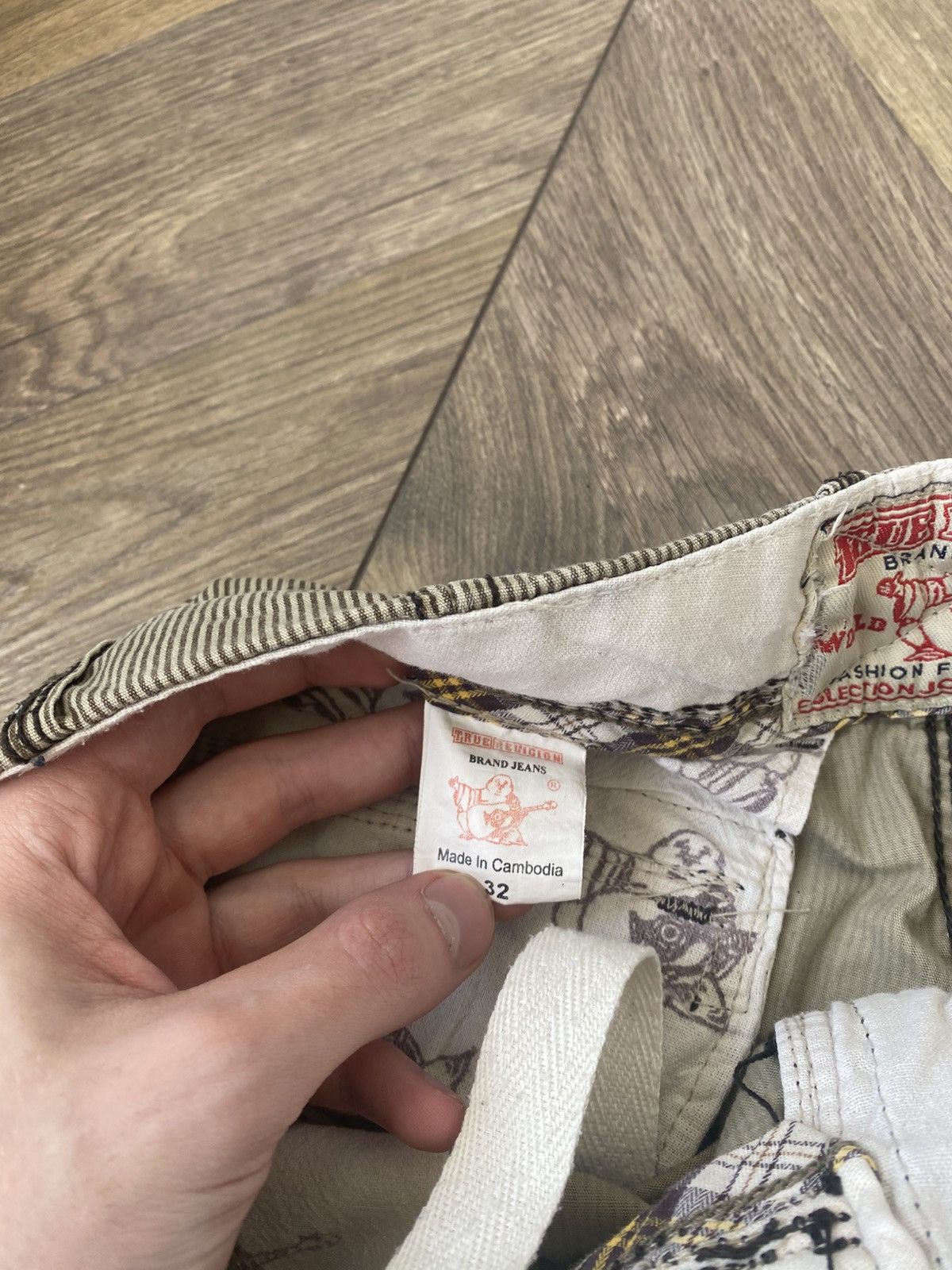True Religion × Vintage Vintage True Religion Ricky Super T Checkerboard Shorts Size US 32 / EU 48 - 7 Thumbnail