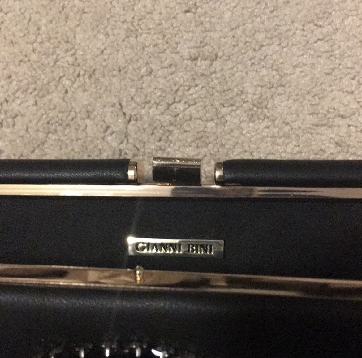 Other Gianni Bini Black Sparkly Clutch Size ONE SIZE - 2 Thumbnail