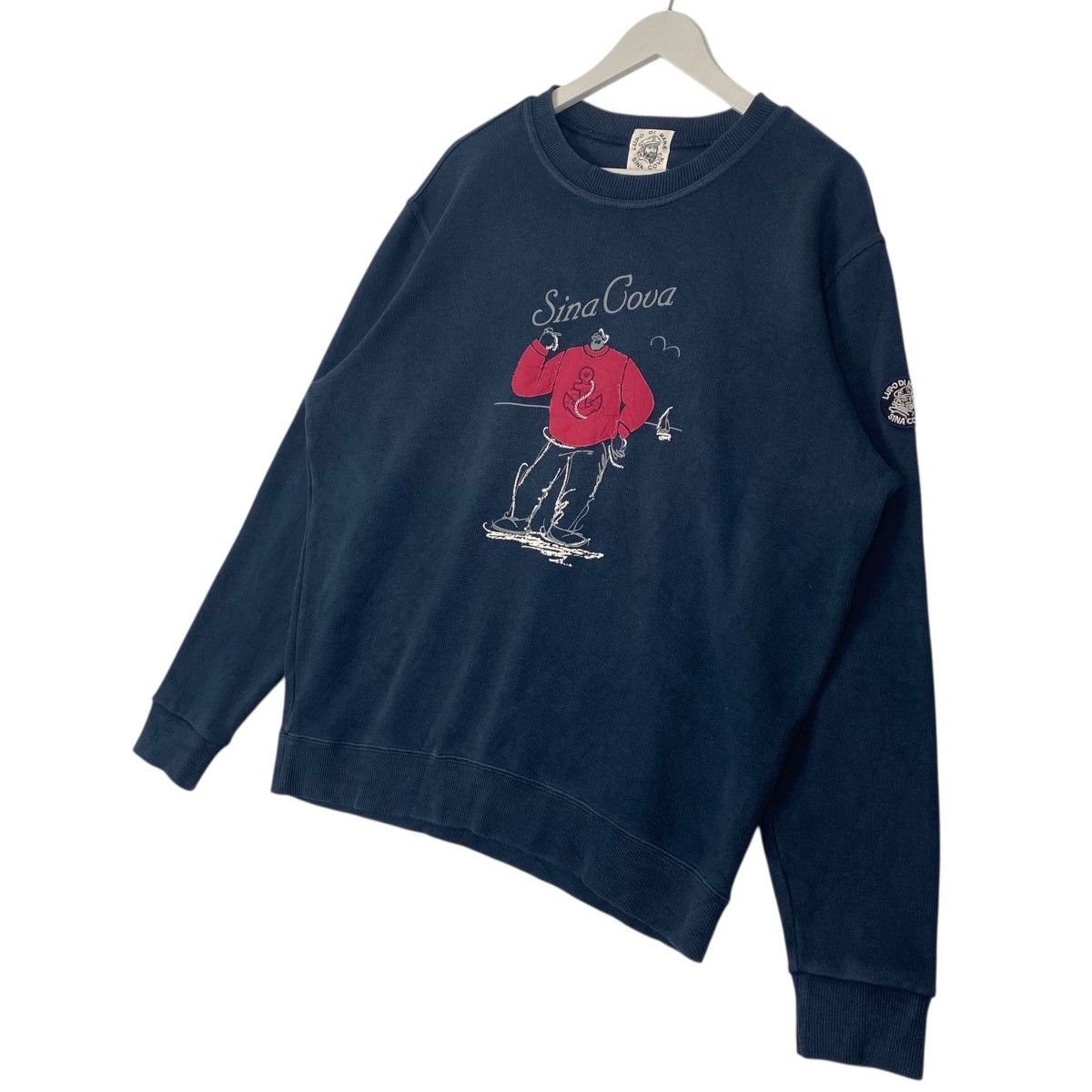 Other Vintage Lupo Di Mare Sina Covs Sweatshirt Crewneck Big Logo Size US L / EU 52-54 / 3 - 2 Thumbnail