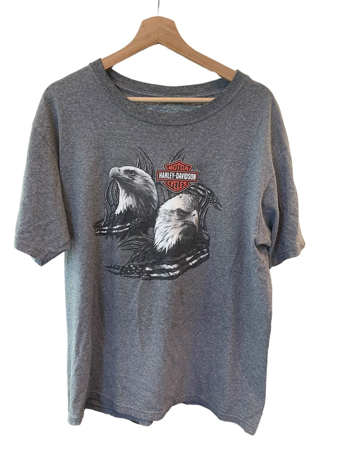 Harley Davidson Vintage 2003 Harley Davidson "The Outpost" T-shirt Size US L / EU 52-54 / 3 - 1 Thumbnail