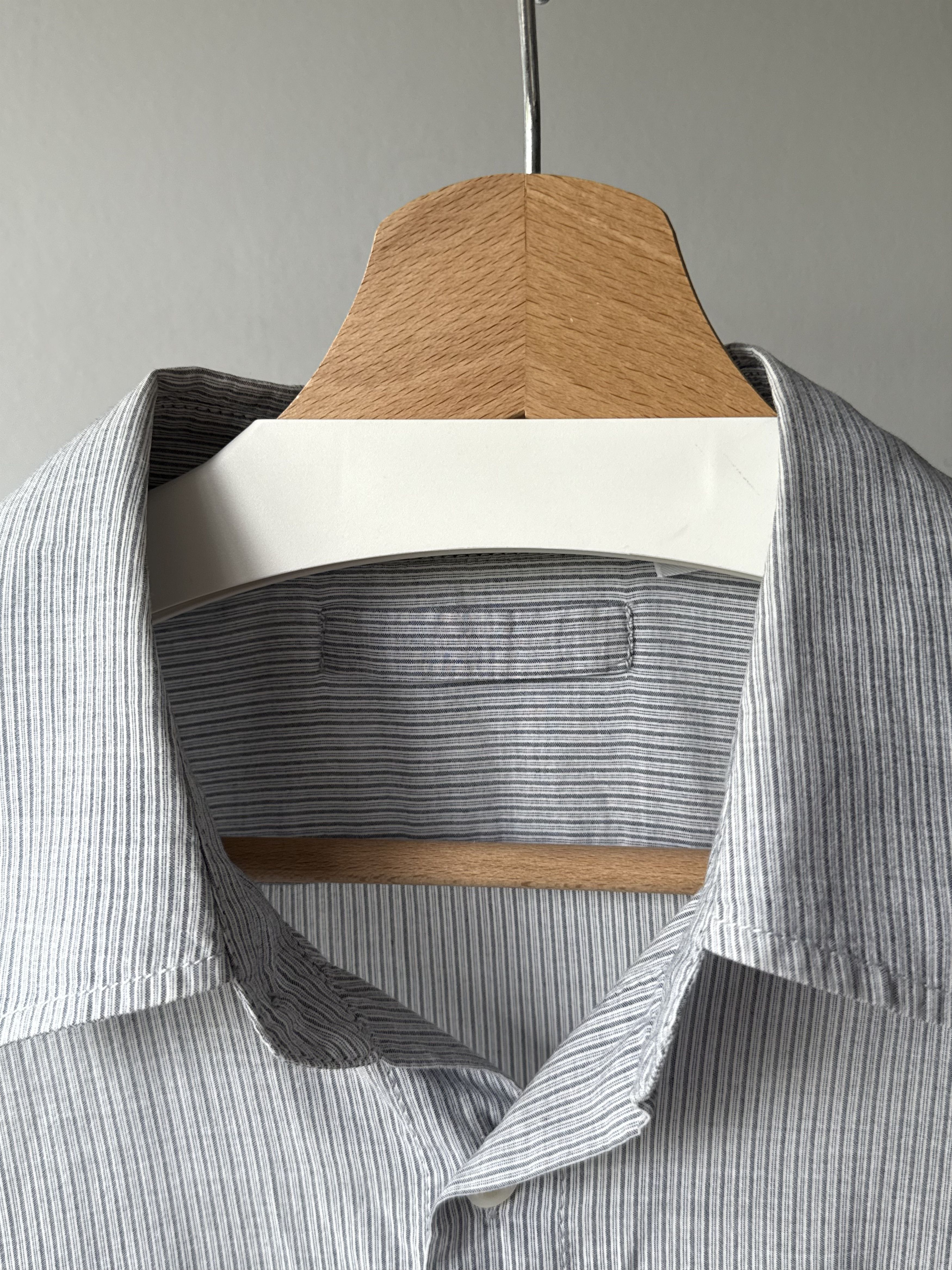 Prada Prada Casual Striped Cotton Short Sleeve Tab Pocket Shirt Size US M / EU 48-50 / 2 - 12 Thumbnail