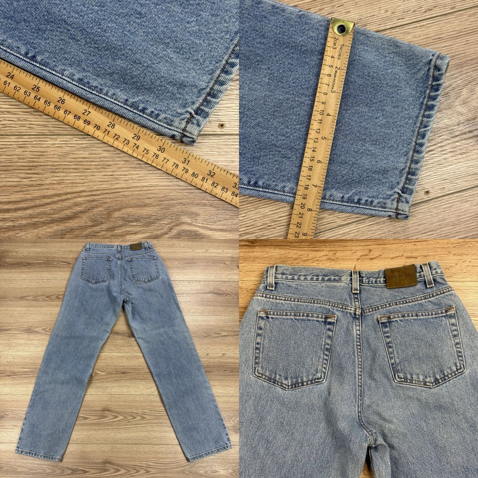 Calvin Klein VINTAGE Calvin Klein Women's Jeans High Rise Easy Fit Size 8 Blue Mom 31in Inseam BDXJ135 Size 30" / US 8 / IT 44 - 8 Thumbnail