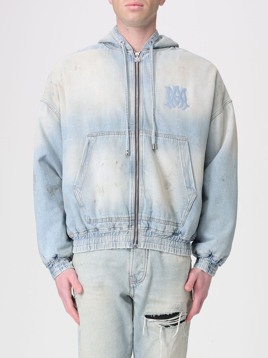 Amiri Amiri Sweatshirt Men Blue Size US M / EU 48-50 / 2 - 1 Thumbnail