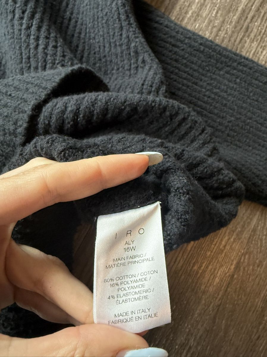 Iro IRO men’s black sweater Size US M / EU 48-50 / 2 - 4 Thumbnail