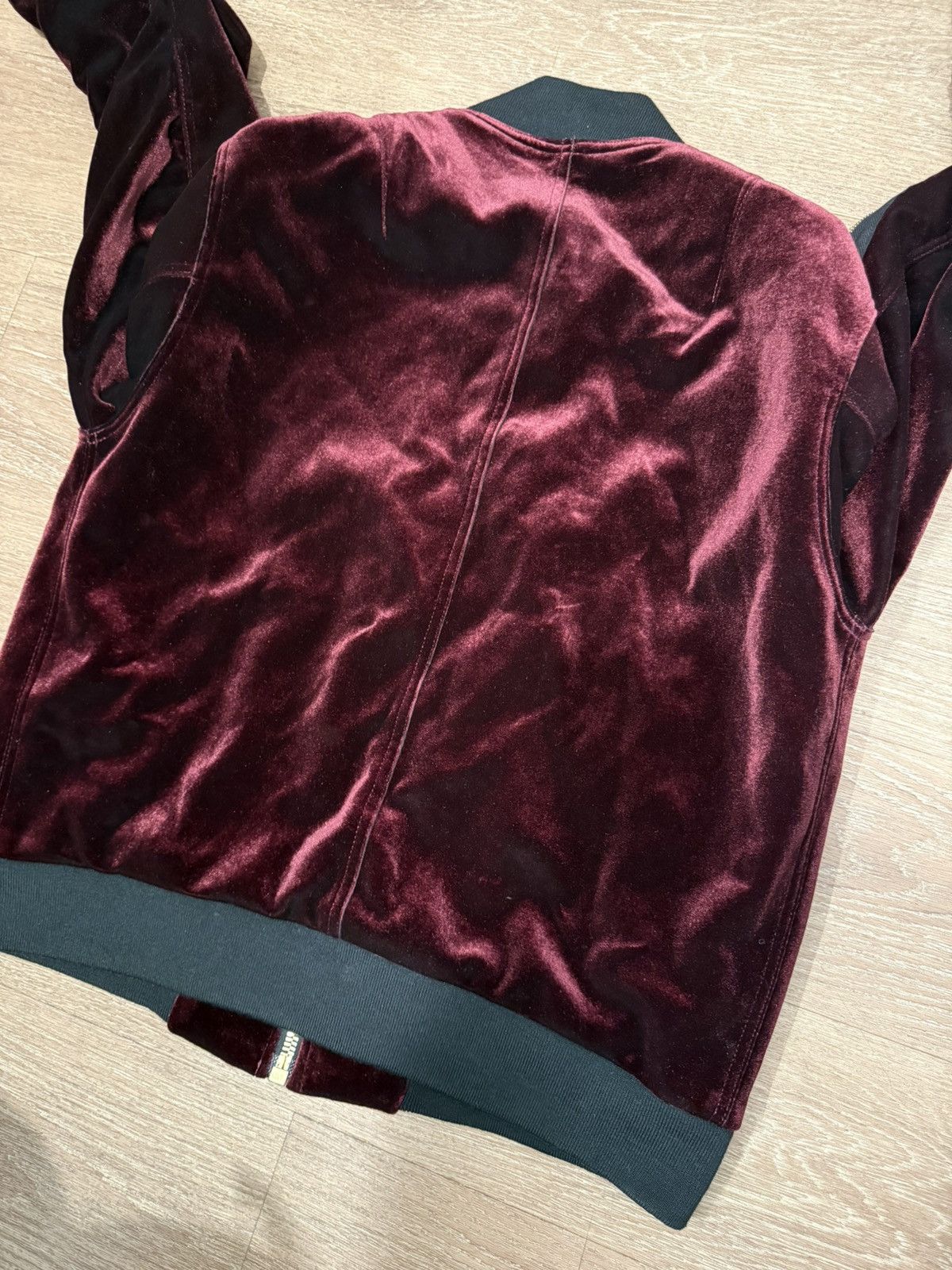Sandro ***FINAL DROP***RARE SANDRO CURVED ARM VELVET BOMBER SZ 2/M Size US M / EU 48-50 / 2 - 18 Thumbnail