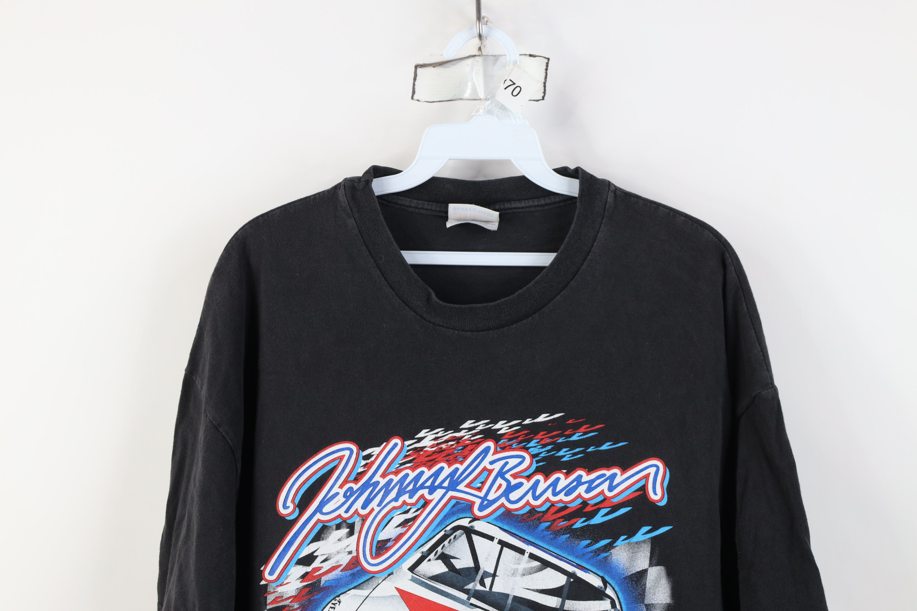 Vintage Vintage Y2K 2001 NASCAR Johnny Benson Valvoline T-Shirt Size US XL / EU 56 / 4 - 2 Thumbnail