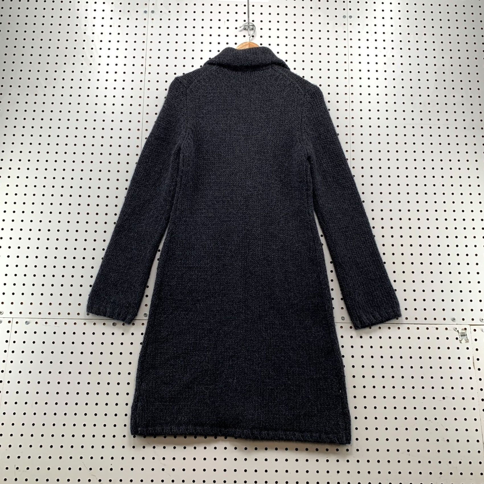 J.Crew VINTAGE J.CREW Coat Womens M Alpaca Knit Gray Hook & Eye NWT 17x40 00 Size M / US 6-8 / IT 42-44 - 7 Thumbnail