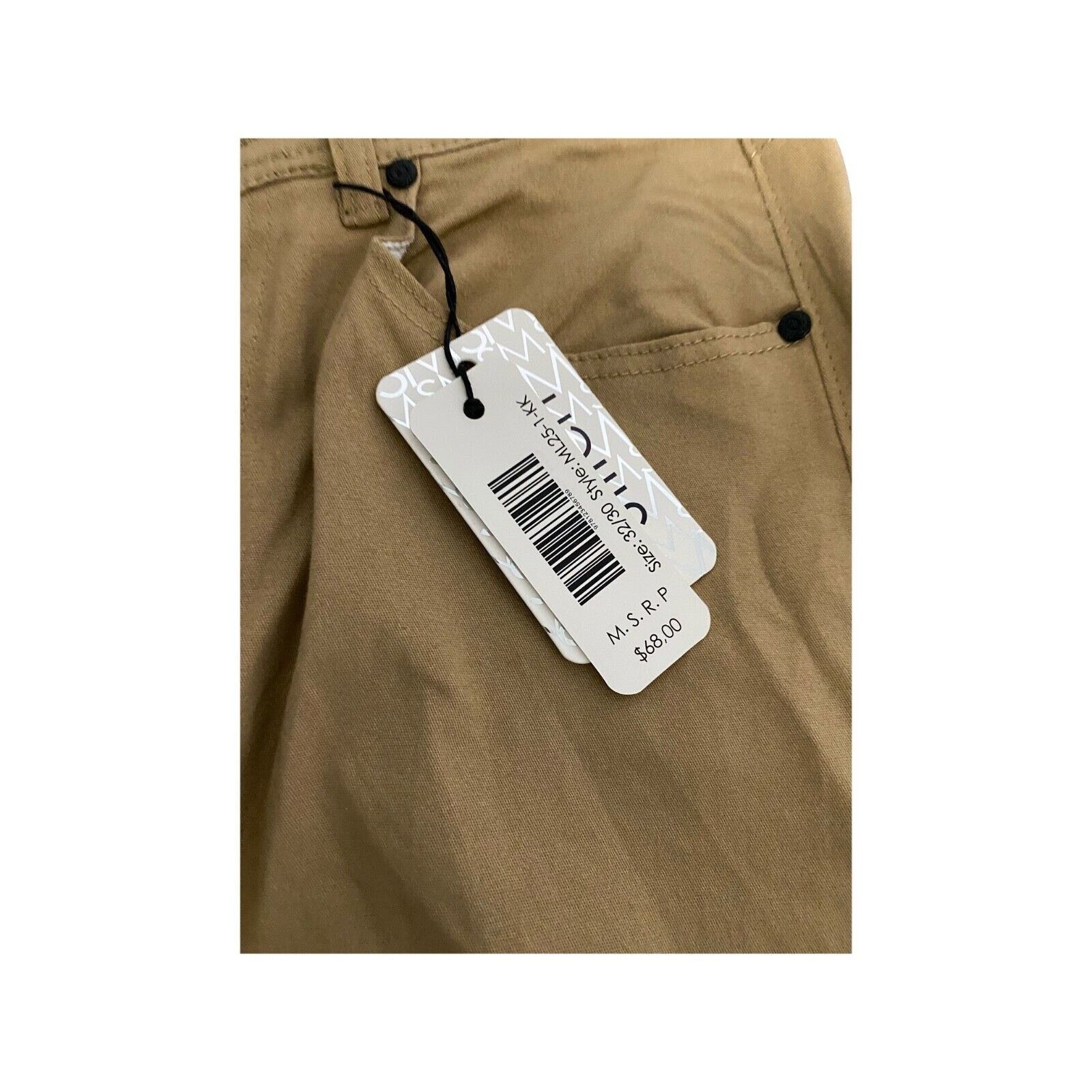 Other Modern Stitch Tan Slim Fit Jeans 32x30 Size US 32 / EU 48 - 3 Thumbnail