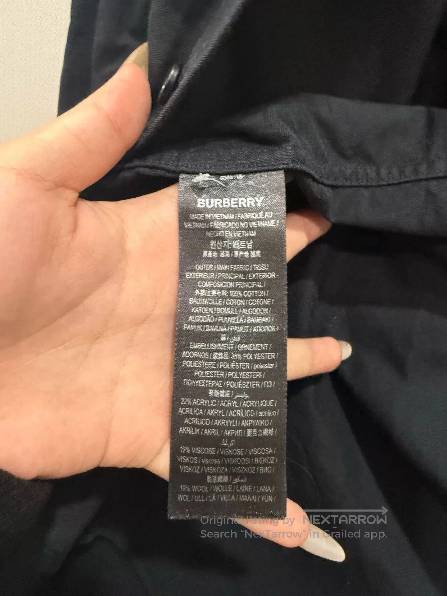 Burberry Burberry Black Long. Size US XL / EU 56 / 4 - 5 Thumbnail
