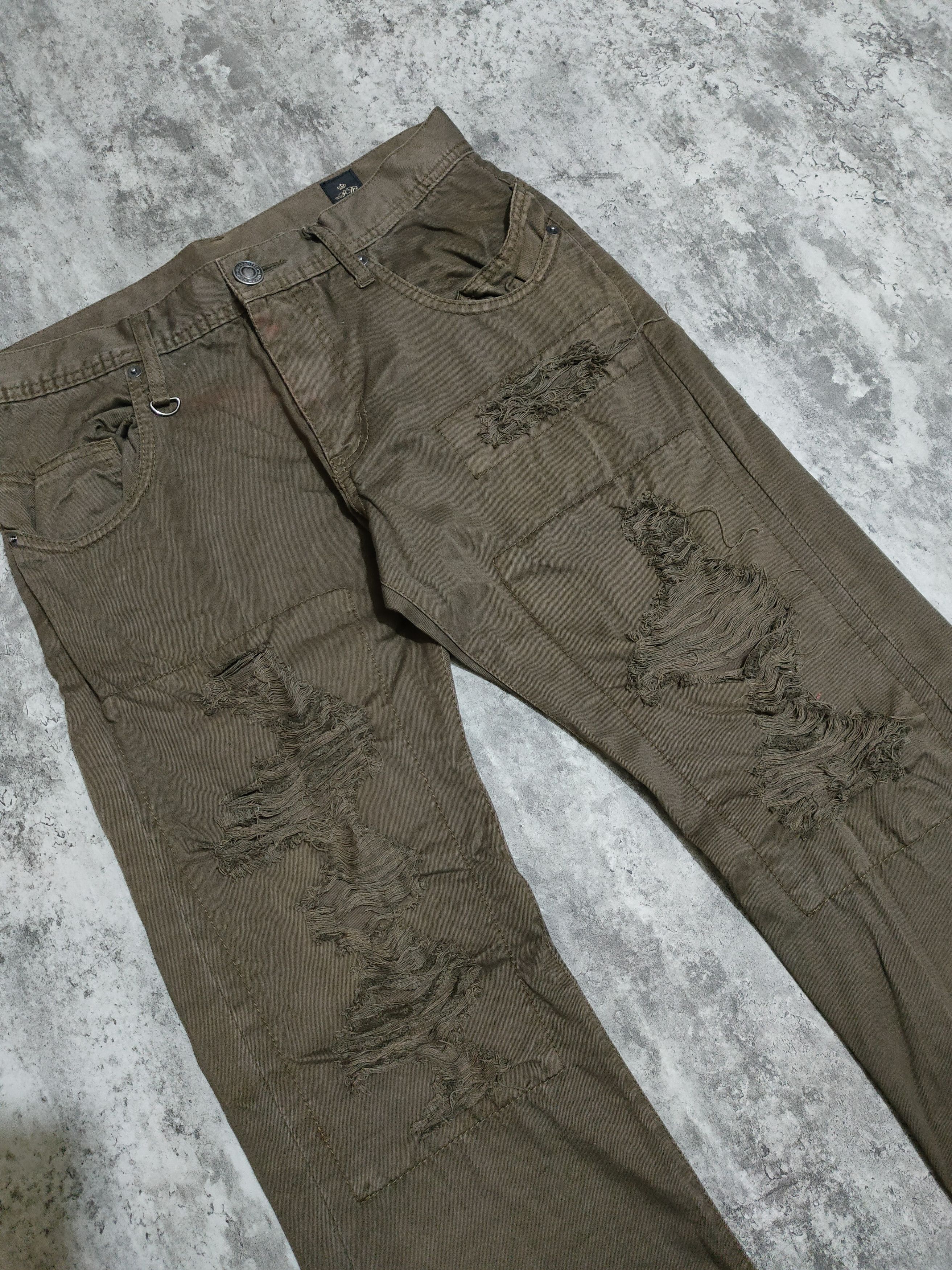 Hysteric Glamour × If Six Was Nine × Le Grande Bleu (L.G.B.) Semantic Design Punk style Buckle Pans Size US 30 / EU 46 - 4 Thumbnail