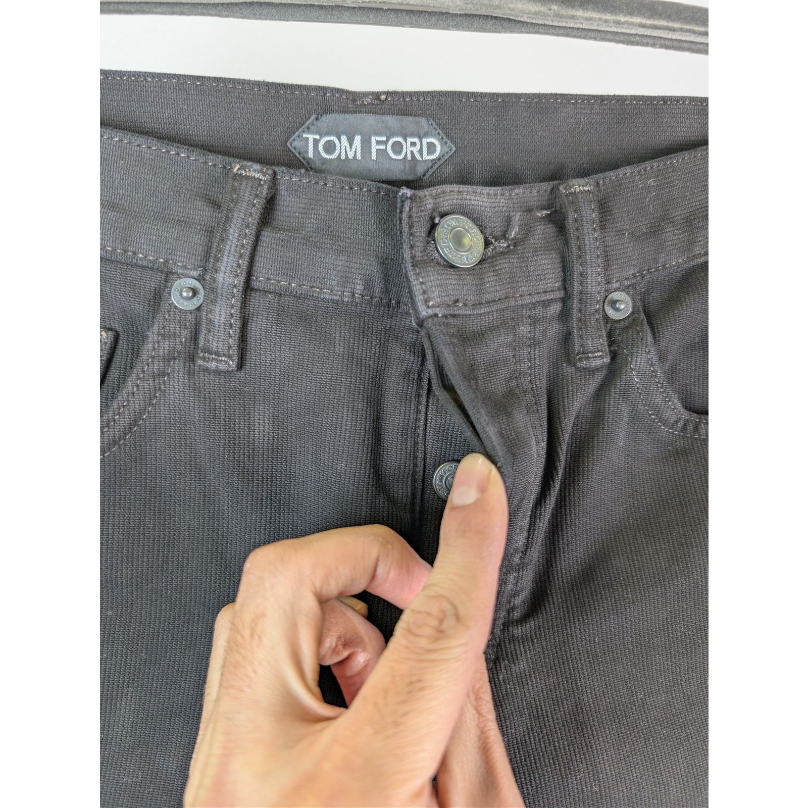 Tom Ford o1rshd1 Q:2 / Slim Jeans in Black Size US 31 - 6 Thumbnail