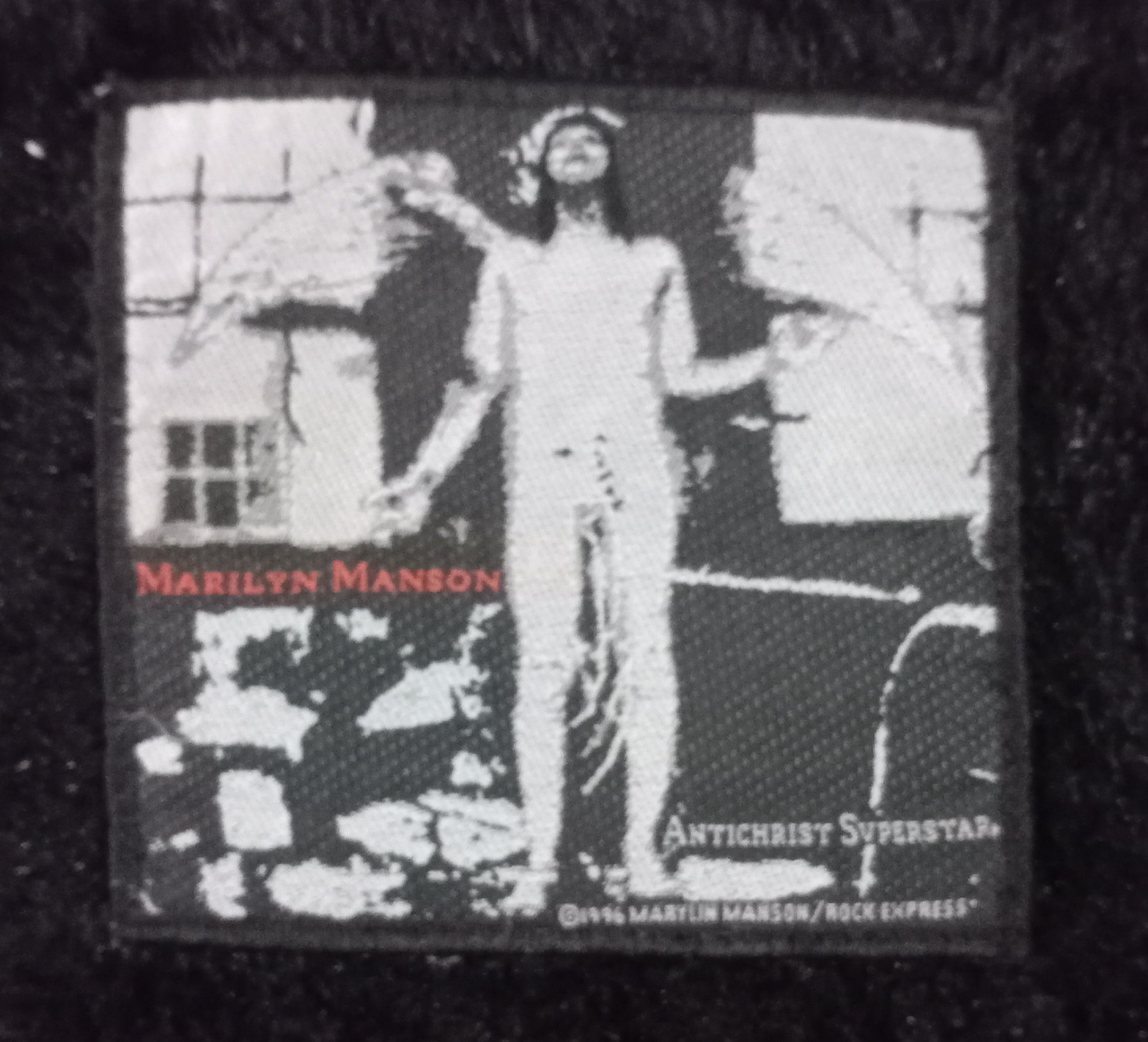 Marilyn Manson × Vintage VTG MARILYN MANSON PATCH Antichrist Superstar +Pantera Size ONE SIZE - 2 Thumbnail