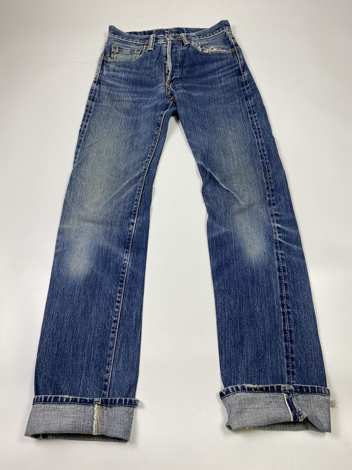 Eternal × Jean × Toyo Enterprises size 28x34 vintage 90s eternal selvedge japan distress jeans Size US 28 / EU 44 - 1 Thumbnail