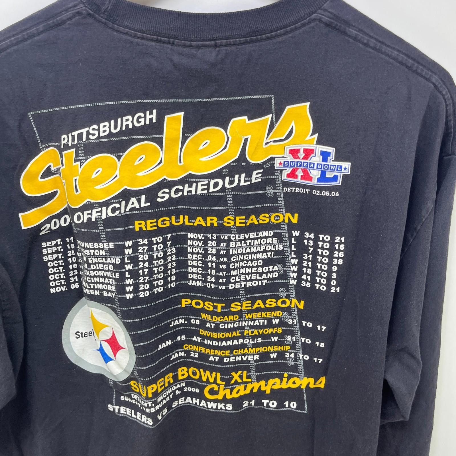 Other Vintage Pittsburgh Steelers Champions LS Shirt XL Size ONE SIZE - 9 Thumbnail