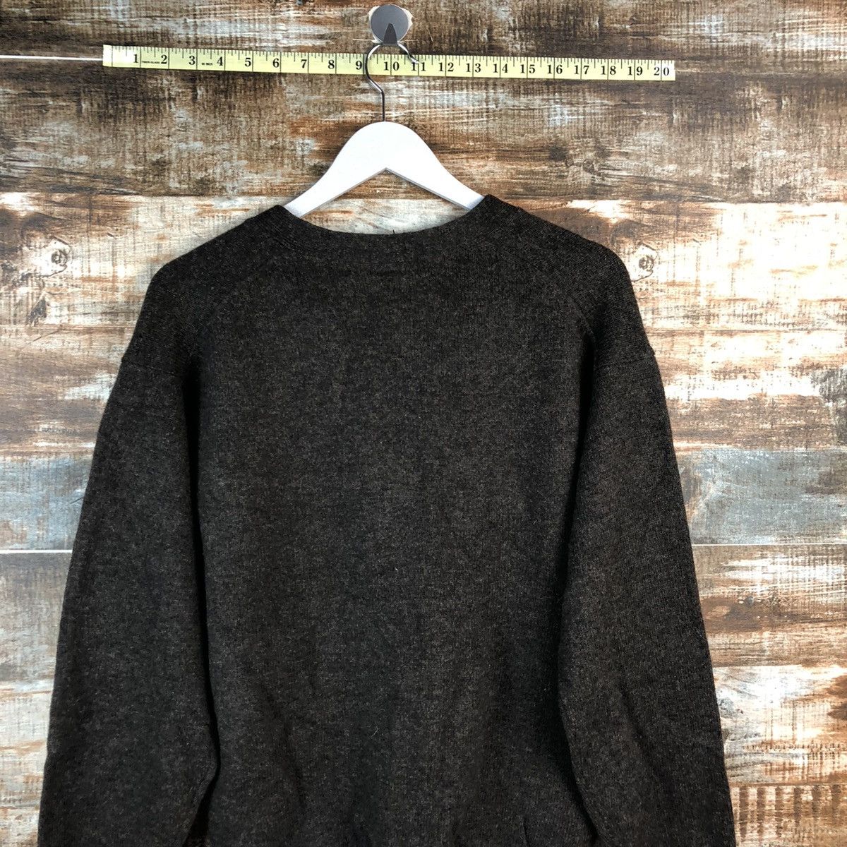 Uniqlo Uniqlo Dark Brown ripped Cardigan Knitwear #A2472 Size US M / EU 48-50 / 2 - 14 Thumbnail